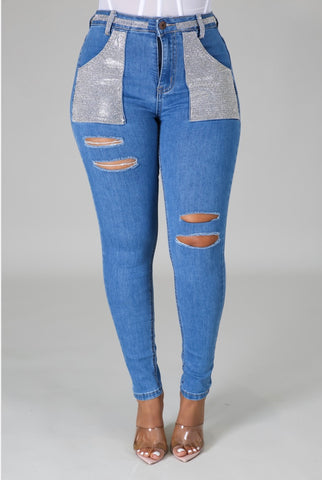 All Eyes On Me Denim Jeans